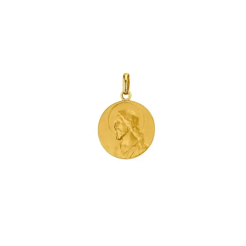 Médaille du Christ 16 mm en or 18 carats