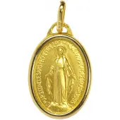 Médaille Miraculeuse bord rond - or 18 carats - 1