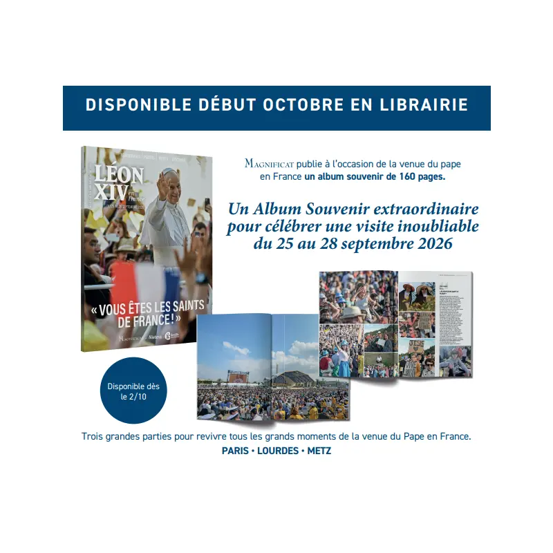 Album Souvenir Léon XIV en France