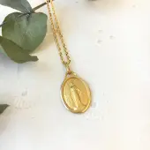 Médaille Miraculeuse bord rond - or 18 carats - 3