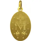 Médaille Miraculeuse bord fin - or 18 carats - 2