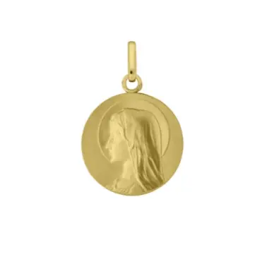 Médaille de la Vierge de l'Annonciation en or 18 carats