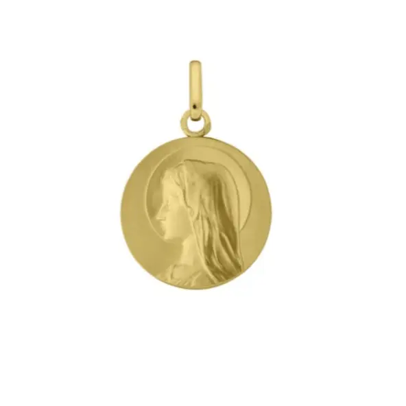 Médaille de la Vierge de l'Annonciation en or 18 carats
