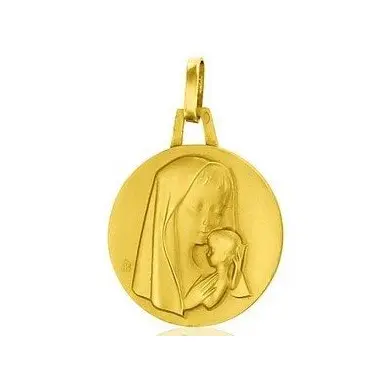 Médaille de la Vierge enfantine en or 18 carats