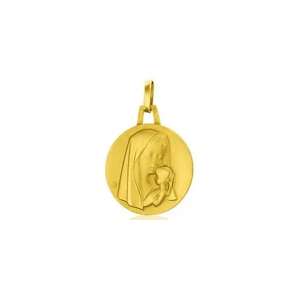 Médaille de la Vierge enfantine en or 18 carats