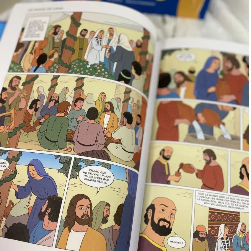 Jésus en bande dessinée | livre relié