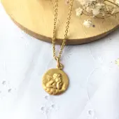Médaille de l'Ange en or 18 carats - 1