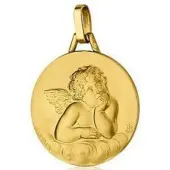Médaille de l'Ange en or 18 carats - 2
