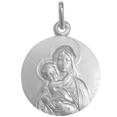 Médaille de la Vierge à l'Enfant - argent