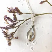 Médaille de la Vierge priante ajourée - argent - 1