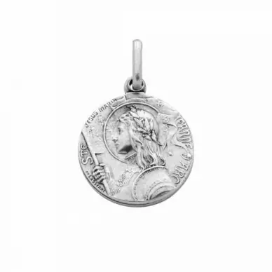 Médaille Sainte Jeanne d'Arc - 18 mm - laiton