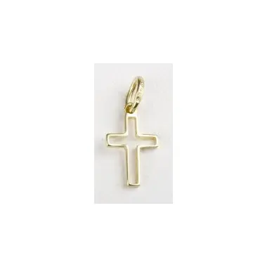 Croix ajourée - plaqué or
