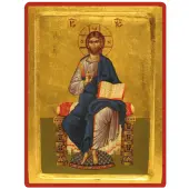 Icône creuse du Christ Intronisé - 2