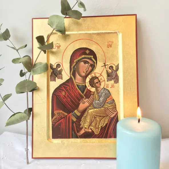 Icône Creuse Vierge du Perpétuel Secours