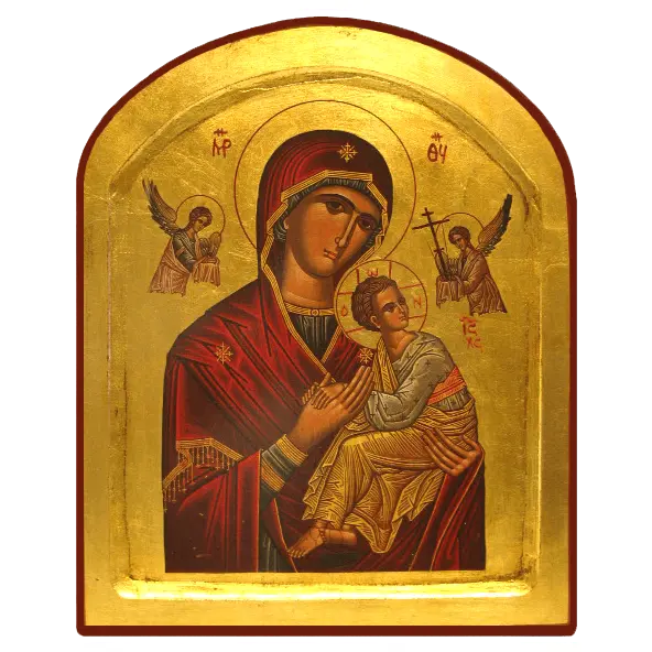 Icône Creuse Arrondie Notre-Dame de Perpétuel Secours