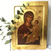 Icône Creuse Marie Porte du Ciel rouge - 1