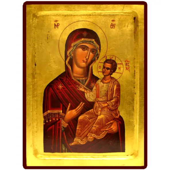 Icône Creuse Marie Porte du Ciel rouge