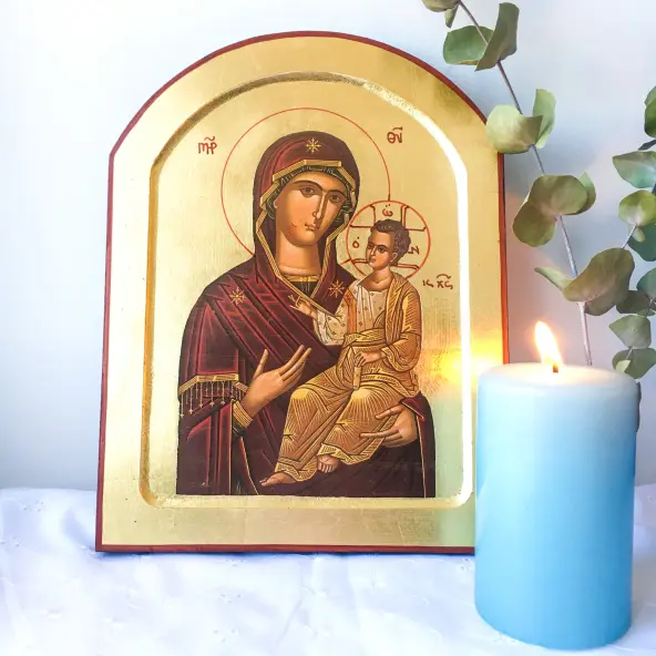 Icône Creuse Arrondie Marie Porte du Ciel