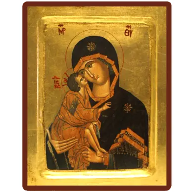Icône Creuse Vierge de Vladimir