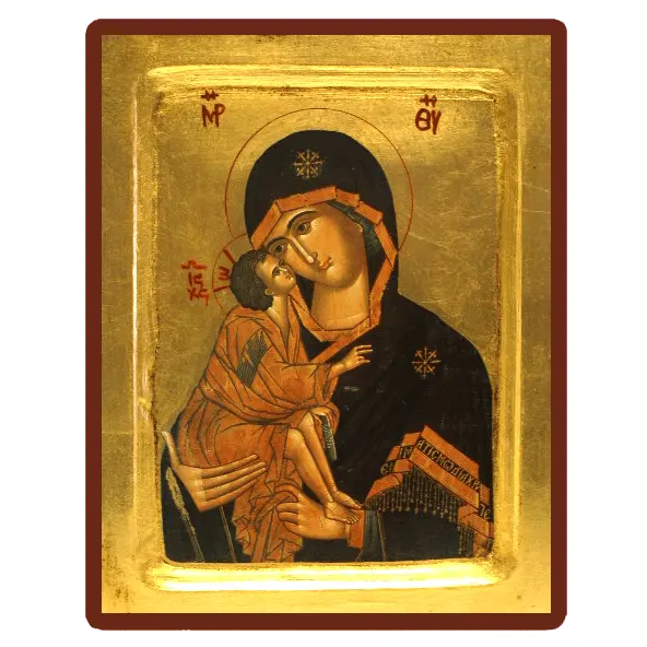 Icône Creuse Vierge de Vladimir