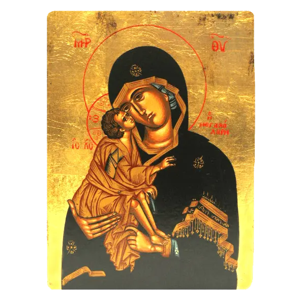 Icône Plate Vierge Vladimir