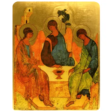 Icône Plate Trinité de Roublev