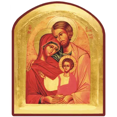 Icône Creuse Arrondie Sainte Famille