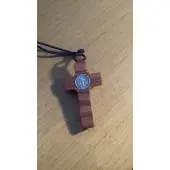 Croix de Saint Benoit - Bois d'olivier - 3