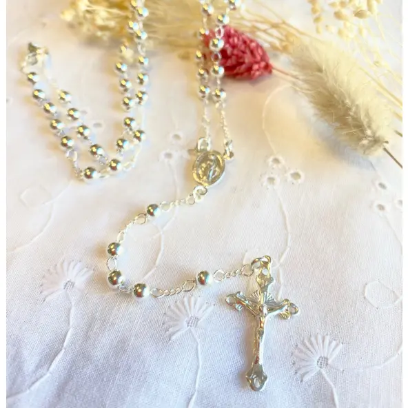 Chapelet en argent