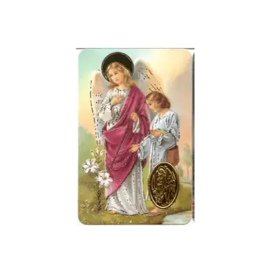 Carte de prière avec poinçon - Archange Raphaël