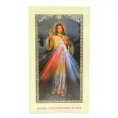 Image avec prière - Christ Miséricordieux - 2