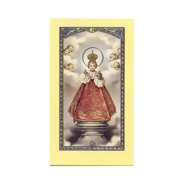 Image avec prière - Enfant Jésus de Prague