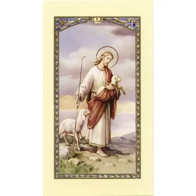 Image avec prière - Bon Pasteur