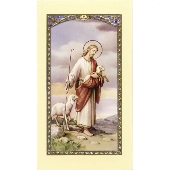 Image avec prière - Bon Pasteur