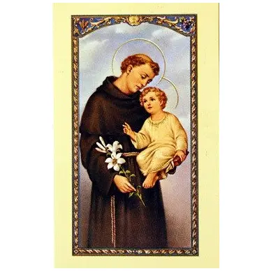 Image avec prière - Saint Antoine