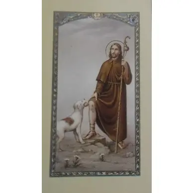 Image avec prière - Saint Roch