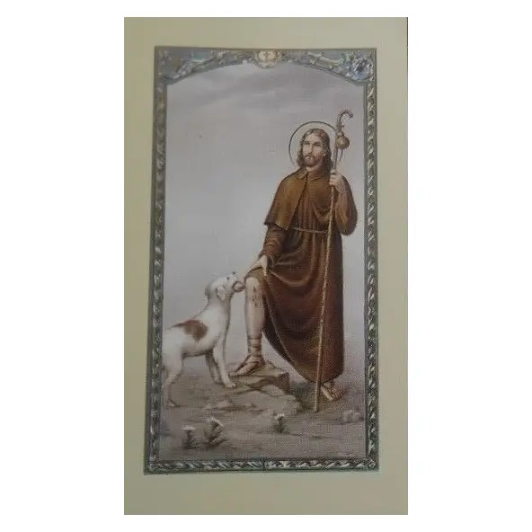 Image avec prière - Saint Roch