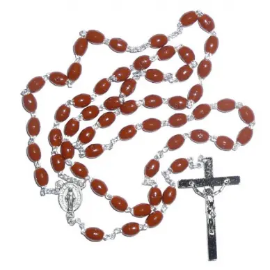 Chapelet indécrochable - Marron