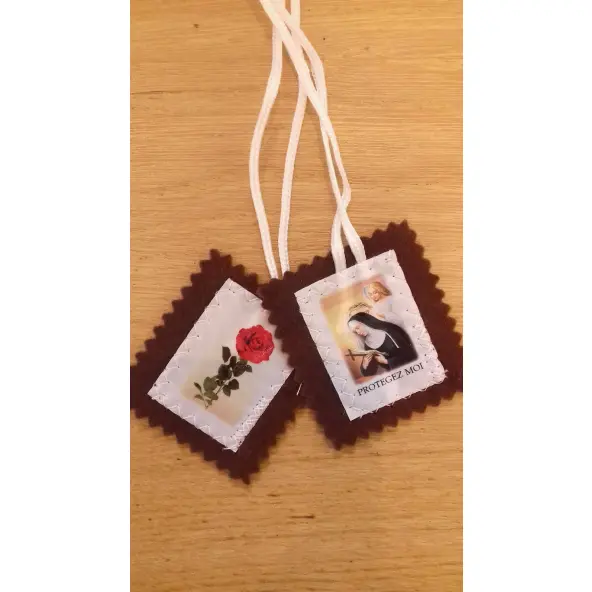 Scapulaire en tissu - Sainte Rita - Petit format