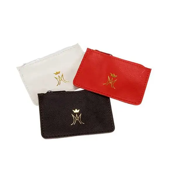 Pochette en cuir pour chapelet - Couleur au choix