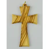Croix d'aube en bois d'olivier sans cordon - 8 cm - 2