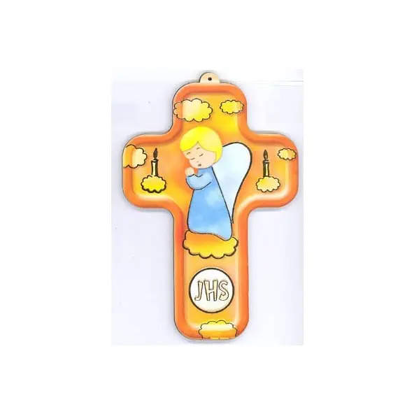 Croix enfantine - Petit ange Garçon