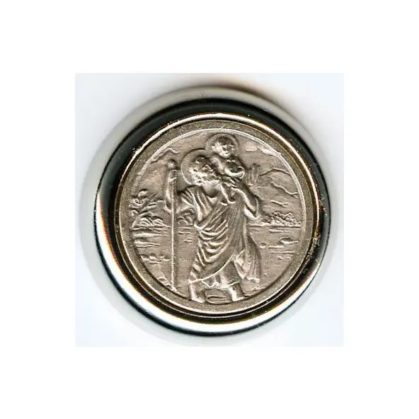 Plaque auto 3 cm - Saint Christophe