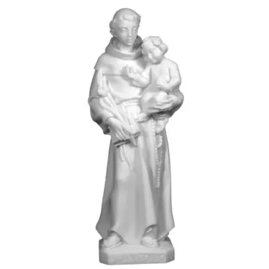 Statue de Saint Antoine en albâtre - 20 cm