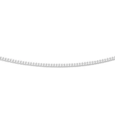 Chaîne maille gourmette 1,2 mm - 42-45 cm - Argent
