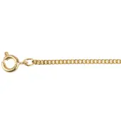 Chaîne maille gourmette 45 cm en Plaqué Or - 3