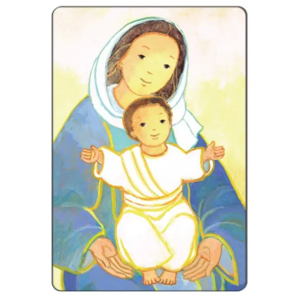 Magnet Vierge à L'enfant de Maïté Roche