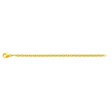 Chaîne maille forçat en or 18 carats - 45 cm