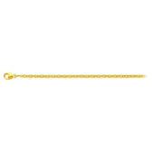 Chaîne maille forçat en or 18 carats - 60 cm - 1