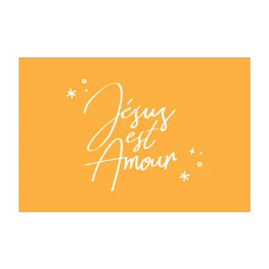Carte - Jésus est Amour
